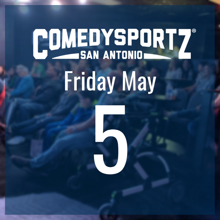 7:30 PM Friday May 5th - ComedySportz Main Event
