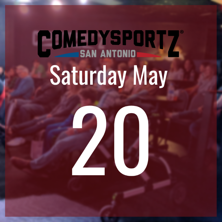 7:30 PM Saturday May 20th - ComedySportz Main Event